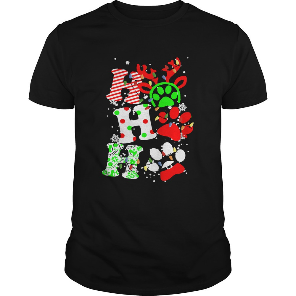 Paws Ho Ho Ho Christmas Shirt
